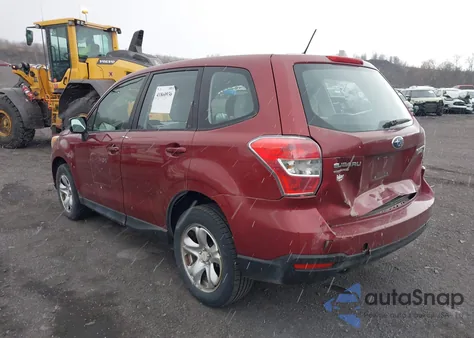 2014 Subaru Forester 2.5I из США, поврежденный, VIN JF2SJAAC0EH442808